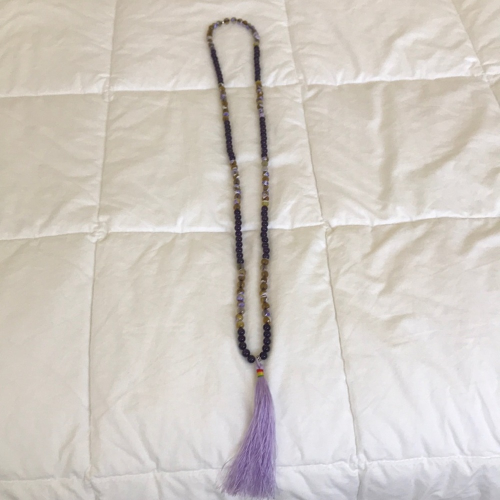 Boutique Breaded Tassel Necklace